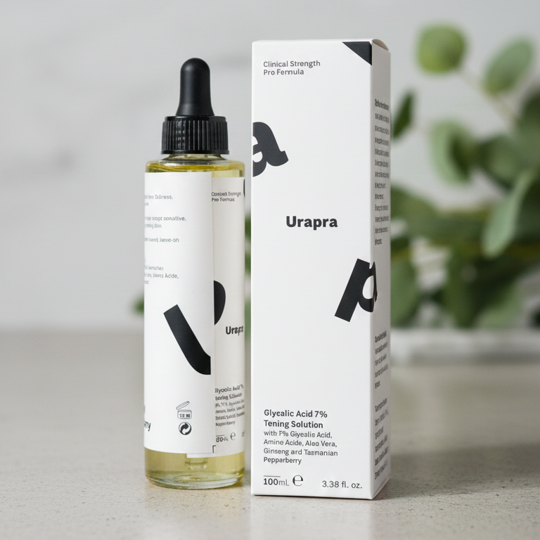 Urapra Glycolic Acid 7%Toning Solution: Advanced Exfoliating Toner for Brighter, Smoother, and More Even-Toned Skin