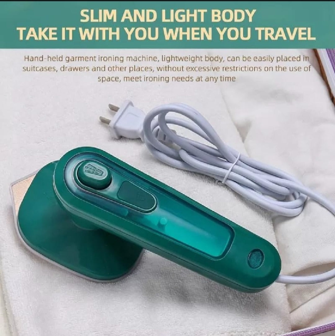 Professional Micro Steam Iron – Portable Handheld Dry & Wet Combo Garment Steamer for Travel & Home